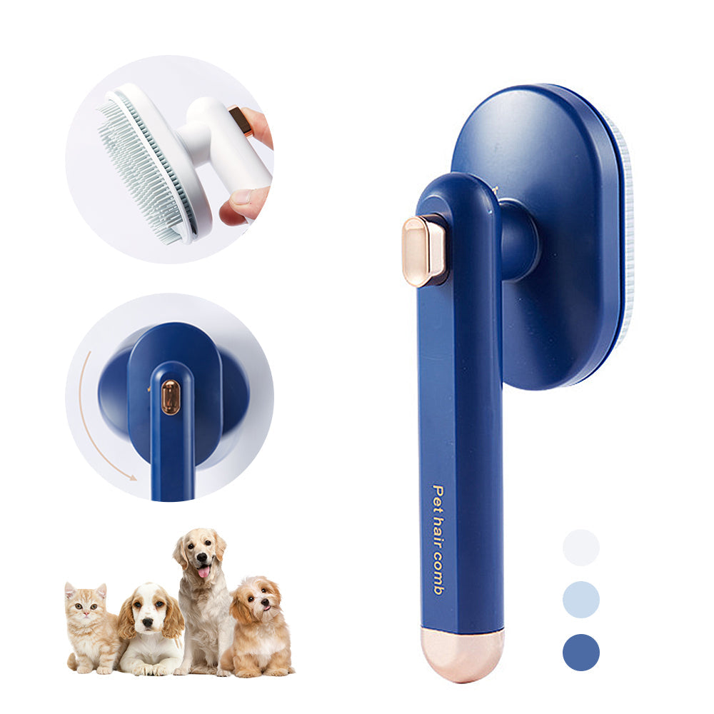 Pet Comb Cat Dog To Remove Floating Hair Pet Hair Brush Hair Removal Artifact Pet Grooming Brush Supplies Self Cleaning Comb Pet Products - Pets Crazy Shops