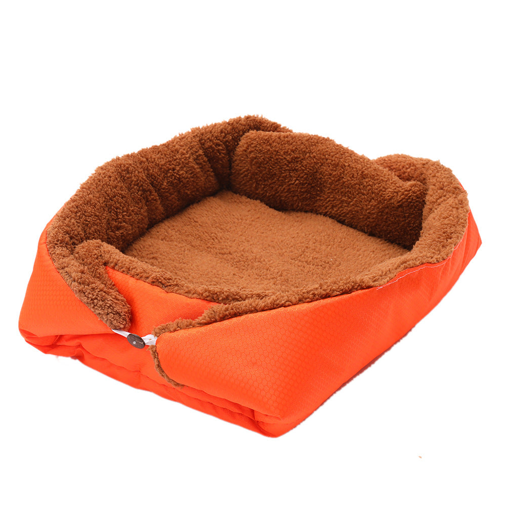 Pet Bed Mat New Pet Soft Dog Cat Blanket Fleece Cat Bed Mat Soft Warm Sleep Mat Cat Supplies Winter Foldable Pet Cushion - Pets Crazy Shops