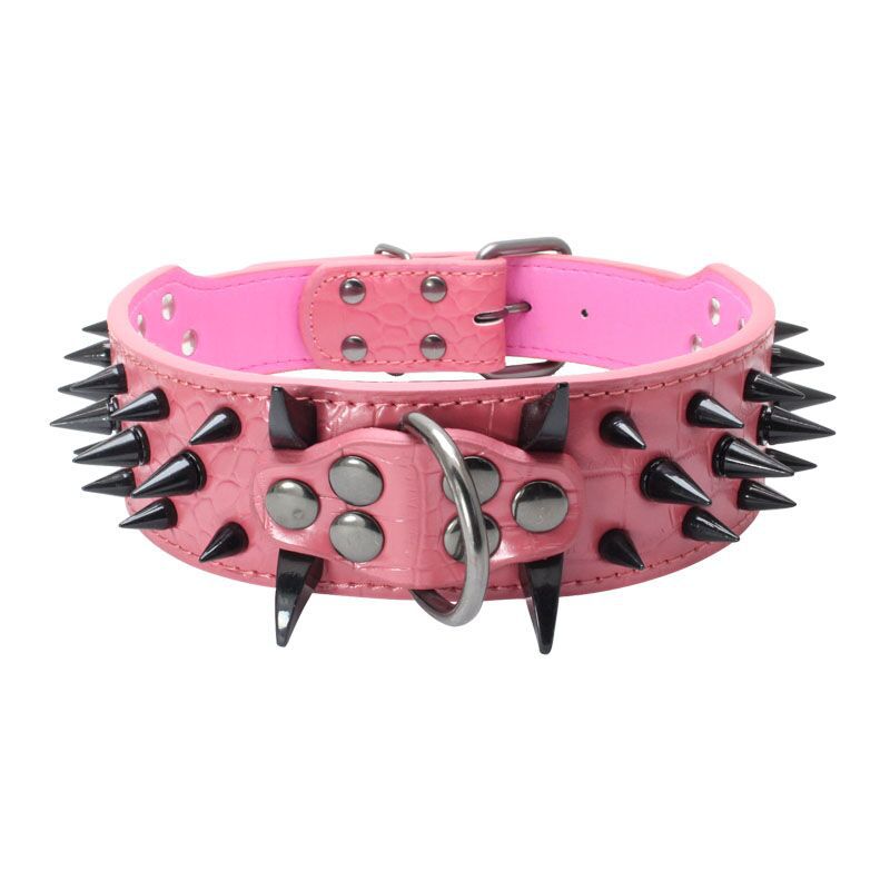 Large Explosion-Proof Rivet Bite-Proof Pet Collar - Pets Crazy Shops