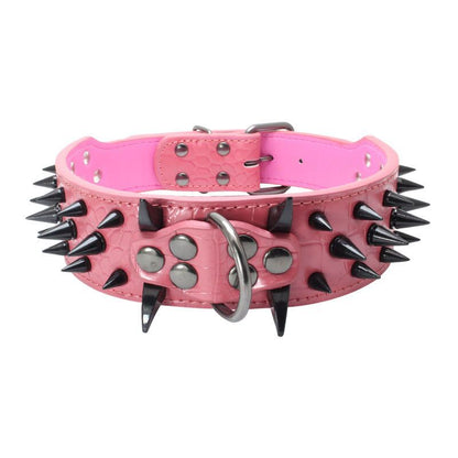 Large Explosion-Proof Rivet Bite-Proof Pet Collar - Pets Crazy Shops