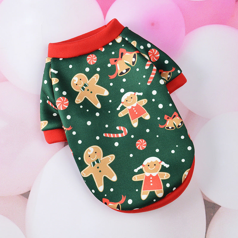Christmas Dog Clothes Cartoon Pet Supplies - Pets Crazy Shops