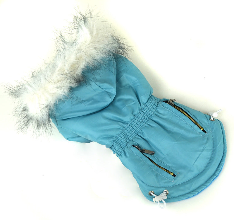 Zippered Cotton Padded Clothes For Pets - Pets Crazy Shops