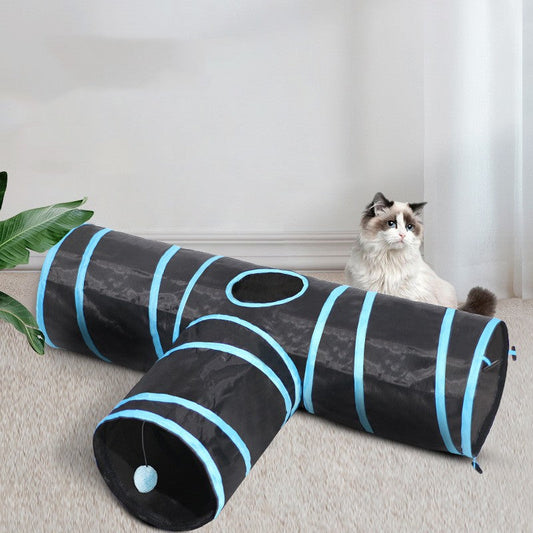 New Cat Tunnel Foldable Pet Climbing Path Cat Toys - Pets Crazy Shops