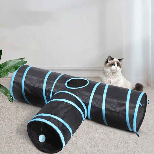 New Cat Tunnel Foldable Pet Climbing Path Cat Toys  -  - Pets Crazy Shops -
