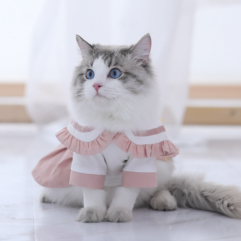 Summer Thin Cat Clothes Puppet Cat Cute Skirt - Pets Crazy Shops