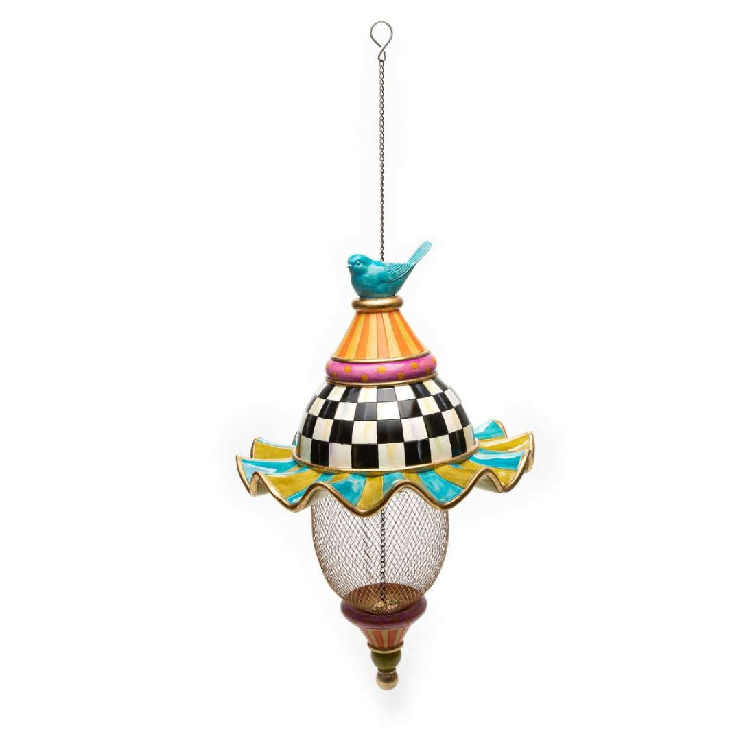 Metal Bird Feeder Creative Pattern Birdhouse Hanging Decor Garden Yard Window Parrot Feeding Pendant Decoration - Pets Crazy Shops