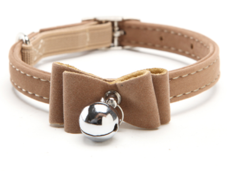Pet Collar Bell Bow Cat Collar - Pets Crazy Shops
