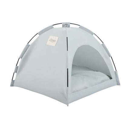 Cat Tent Cooling Mat  Dog House Pet Sofa Camping Dog Bed With Cushion For Dog Kennel Indoor Cat Nest Cat Bed Pets Products - Pets Crazy Shops