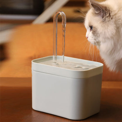 Automatic Cat Water Fountain Auto Filter USB Electric Mute Cat Drinker Bowl 1.5L Recirculate Filtring Drinker For Cats Pet Water Dispenser - Pets Crazy Shops