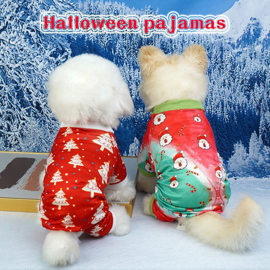 Pet Christmas Clothes Home Red Green - Pets Crazy Shops