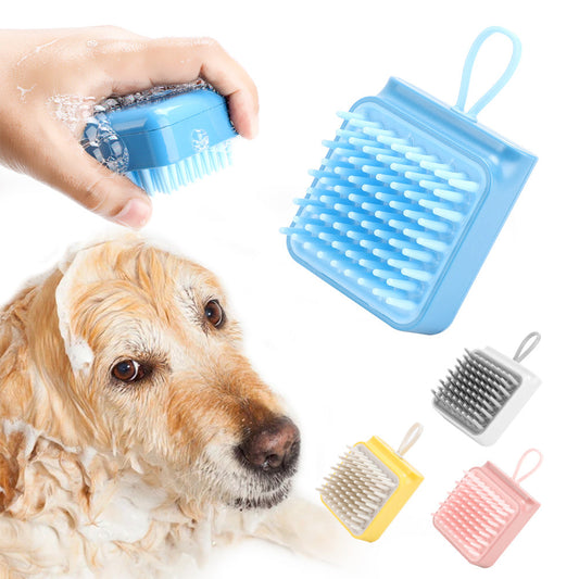Pet Dog Cat Bath Brush Comb Multifunctional Brush Hair Fur Grooming Massaging Washing Comb Wet And Dry Remove Hair Knots - Pets Crazy Shops