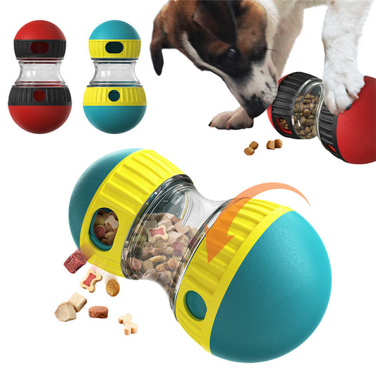 Food Dispensing Dog Toy Tumbler Leaky Food Ball Puzzle Toys Interactive Slowly Feeding Protect Stomach Increase Intelligence Pets Toy Pet Products - Pets Crazy Shops
