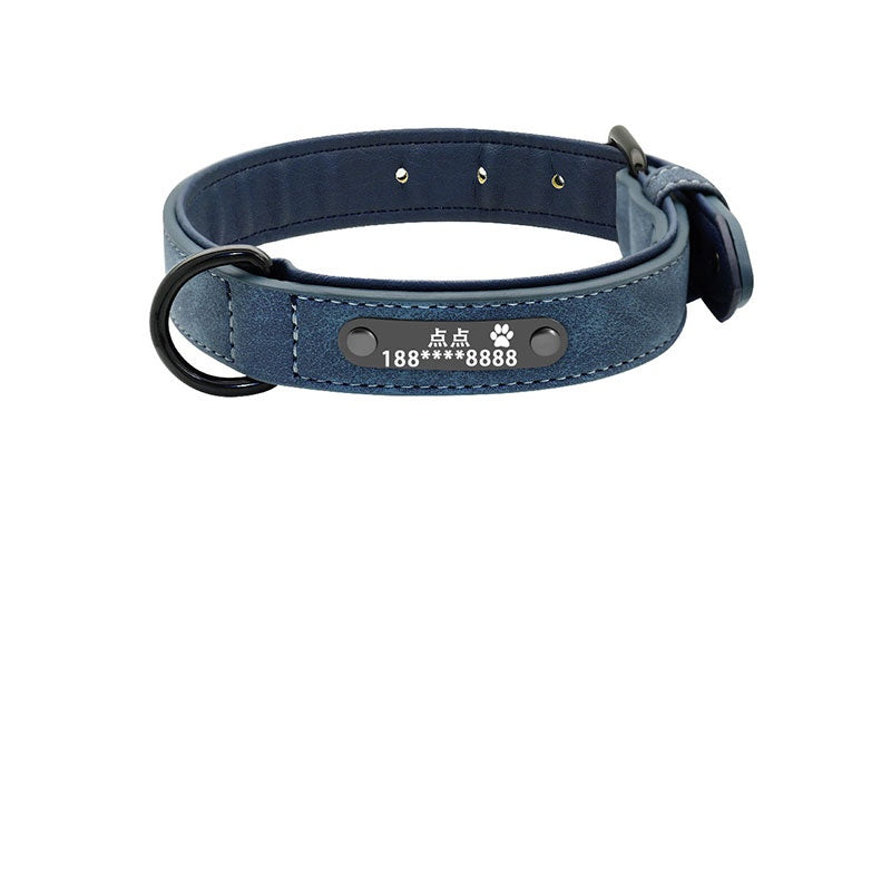 Dog Collar Lettering Anti-Lost Medium Dog Large Dog Small Dog Dog Collar Custom Pet - Pets Crazy Shops