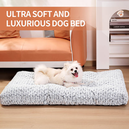 Dog Beds Thickened Rose Velvet Pet Kennel Bed Mat More Cotton Soft Fluffy Washable Dog Bed - Pets Crazy Shops