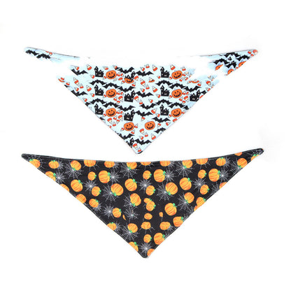 Halloween Double-sided Saliva Towel Pet Accessories - Pets Crazy Shops