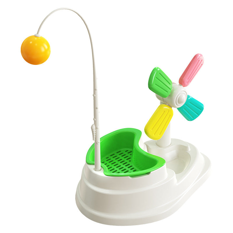 Windmill Funny Cat Stick Toy Desktop Grass Box Pet Toys - Pets Crazy Shops