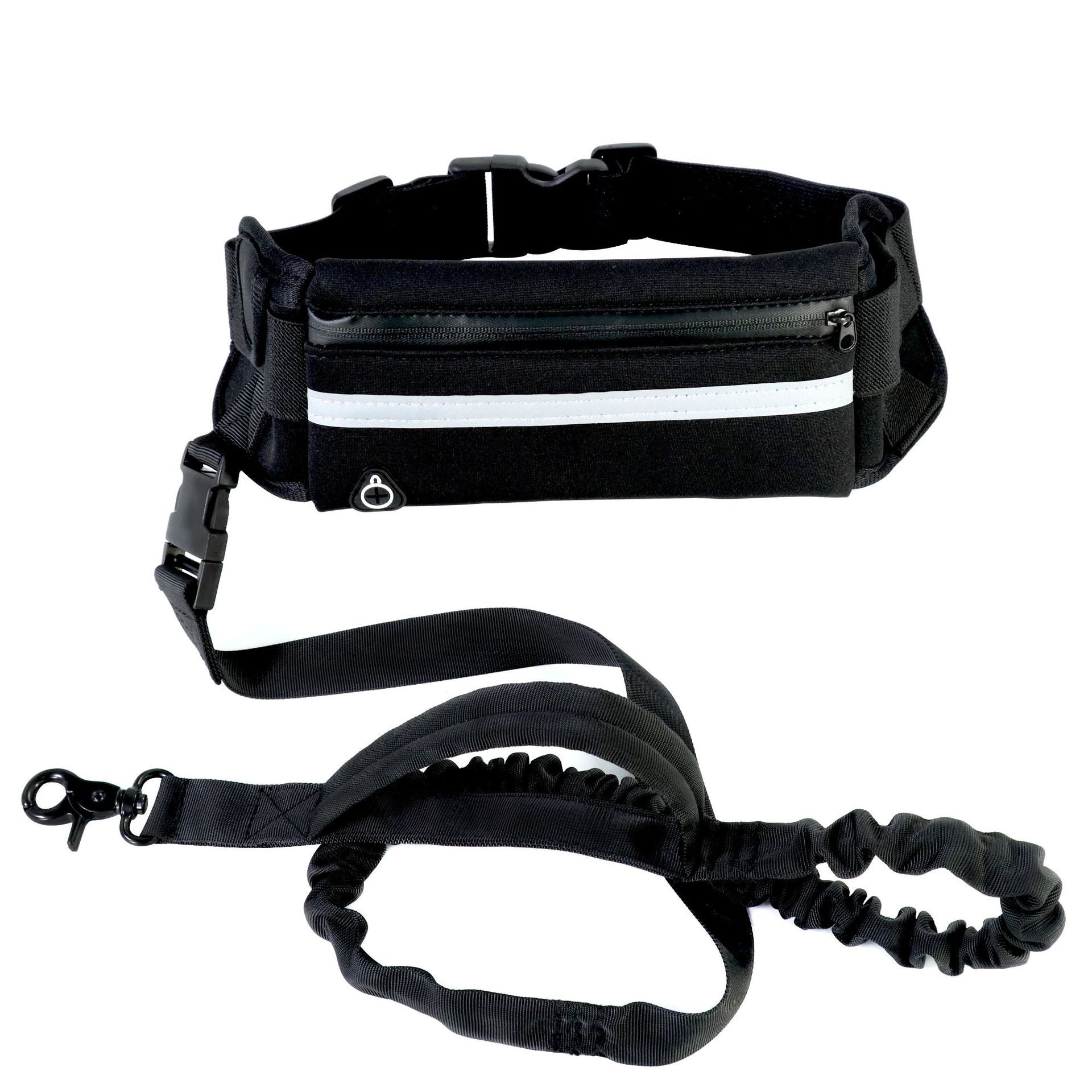 Hands Free Dog Leash Pet Walking And Training Belt With Shock Absorbing Bungee Leash For Up To 180lbs Large Dogs Phone Pocket And Water Bottle Holder - Pets Crazy Shops