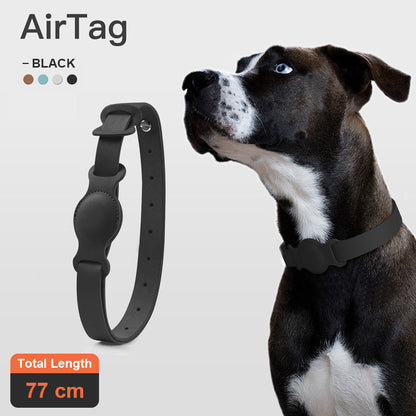 Anti-lost Device Cat And Dog Pet Collar Chain Leather Case - Pets Crazy Shops