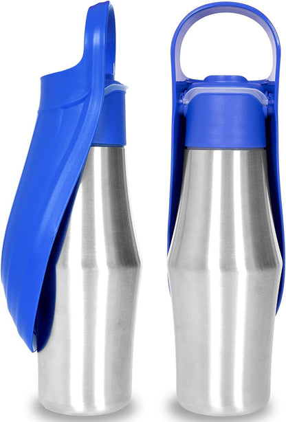 New Portable Pet Dog Water Bottle Soft Silicone Leaf Design For Dog Pets Outdoor Travel Drinking Bowls Water Dispenser - Pets Crazy Shops