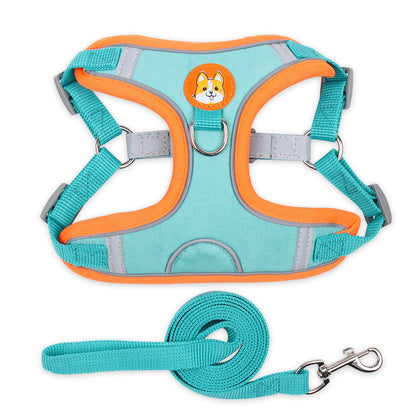 Dog Harness Cat Harness Reflective Dogs Leashs Soft Mesh Chest Strap - Pets Crazy Shops