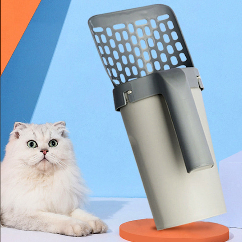 Storage Box Integrated Lazy Cat Litter Shovel Set - Pets Crazy Shops