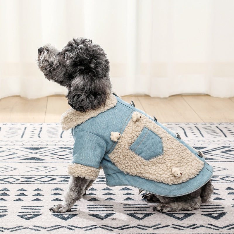 Small Medium Dog Teddy Dog Clothes - Pets Crazy Shops