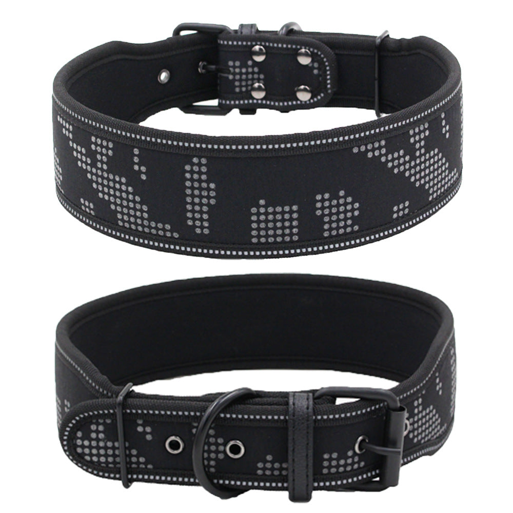 Reflective Camouflage Comfortable Dog Collar Dog Collar - Pets Crazy Shops