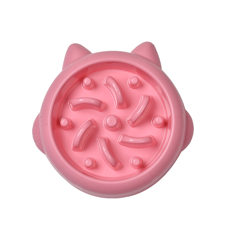 Pet Dog Cat Slow Feeder Bowls Anti Choking Slow Feeder Dish Bowl Home Dog Eating Plate Anti Gulping Bowl Supplies - Pets Crazy Shops