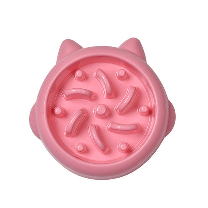 Pet Dog Cat Slow Feeder Bowls Anti Choking Slow Feeder Dish Bowl Home Dog Eating Plate Anti Gulping Bowl Supplies - Pets Crazy Shops