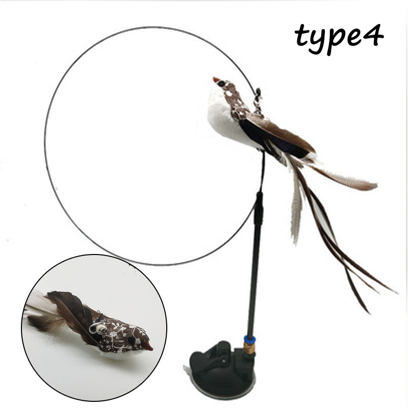 Detachable Wire Rod Sucker Cat Stick - Pets Crazy Shops