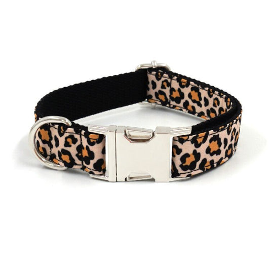 Fashion Simple Pet Dog Leopard Print Collar Accessories - Pets Crazy Shops