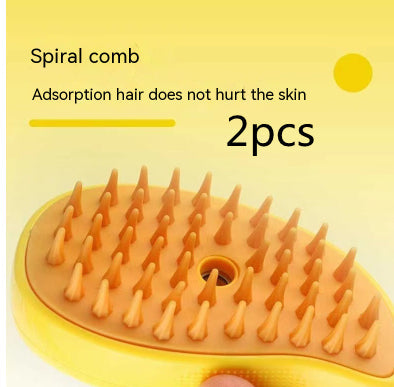 3 In 1 Cat Steam Brush Steamy Dog Brush Electric Spray Cat Hair Brushes For Massage Pet Grooming Comb Hair Removal Combs - Pets Crazy Shops