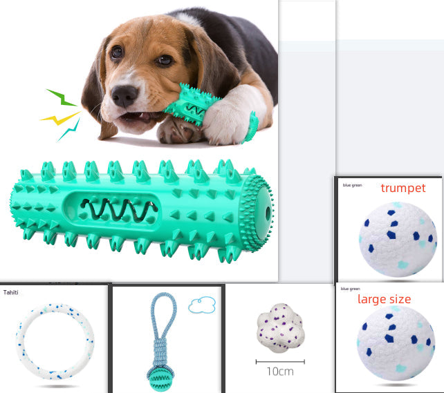 Pet Supplies Vocal Pet Dog Teething Stick Cleaning Dog Toothbrush Vent Chewing Dog Toy - Pets Crazy Shops