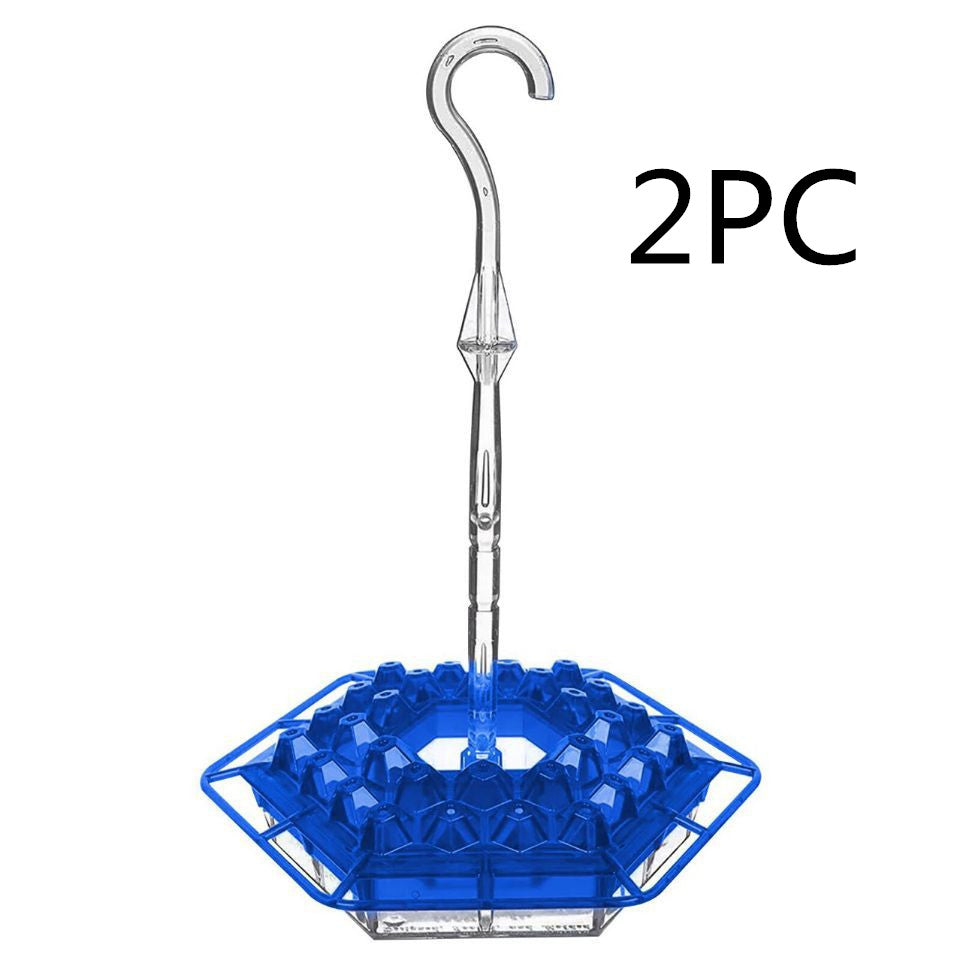 Hanging Red Hexagonal Hummingbird Feeder With Hook - Pets Crazy Shops