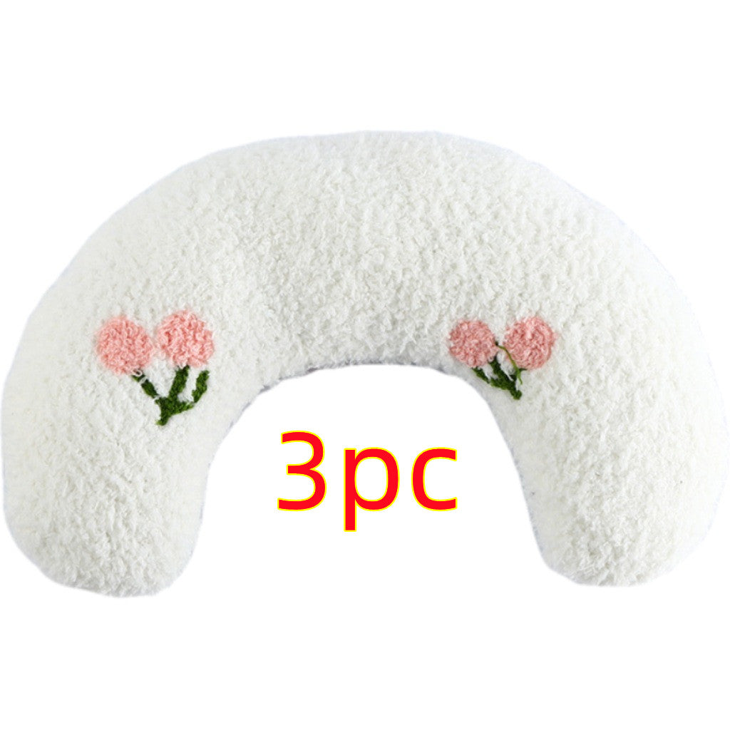 Little Pillow For Cats Fashion Neck Protector Deep Sleep Puppy U-Shaped Pillow Pets Pillow Kitten Headrest Dog Sleeping Pillow Pet Products - Pets Crazy Shops