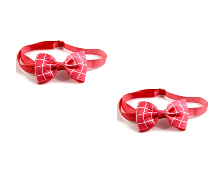 Plaid Pet Tie Cat Dog Scarf Accessories Pet Accessories - Pets Crazy Shops