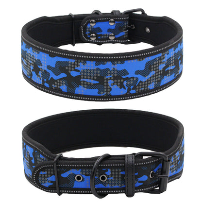Reflective Camouflage Comfortable Dog Collar Dog Collar - Pets Crazy Shops