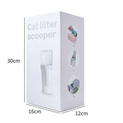 Plastic Cat Litter Scoop Pet Care Sand Waste Scooper Shovel Hollow Cleaning Tool - Pets Crazy Shops