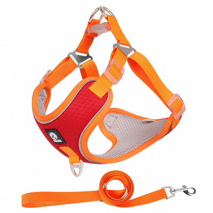 Breathable Pet Harness Adjustable Leash - Pets Crazy Shops