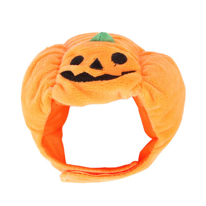 Cute Pet Hat Halloween Pumpkin Pet Dog Cat Hat Dress Up Headdress Small Dog Cat Cosplay Costume Decorative Hat Pet Accessoires - Pets Crazy Shops