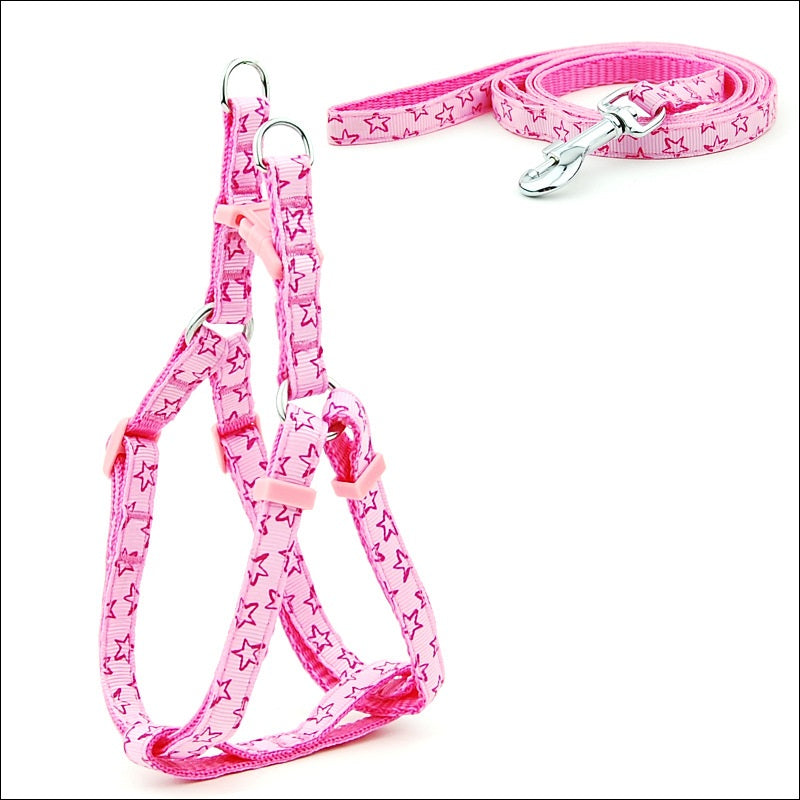 Factory Direct Spot Pet Leashes Polka Dot Pet Chest Straps, Dog Leashes, Small And Medium-Sized Dogs - Pets Crazy Shops