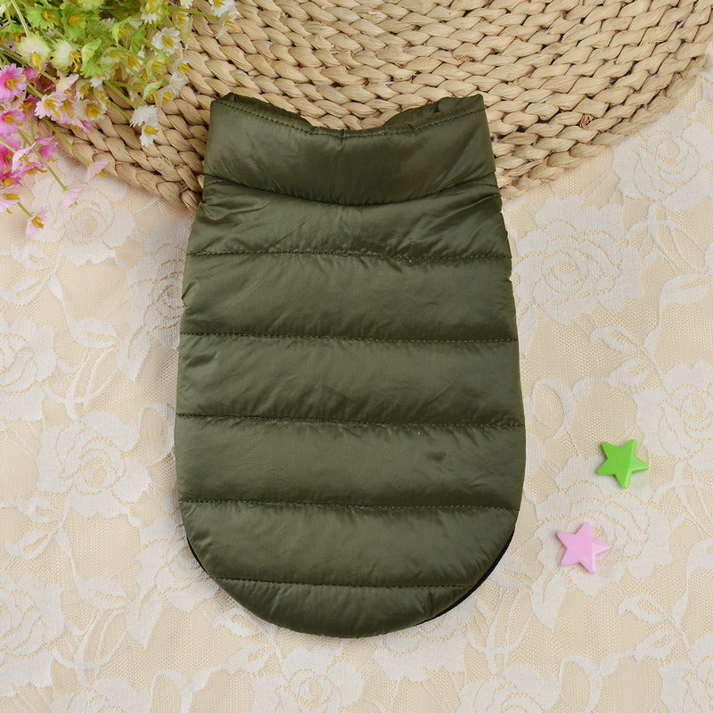 Small Dog Teddy Autumn Autumn Winter Cat Thermal Padded Coat - Pets Crazy Shops