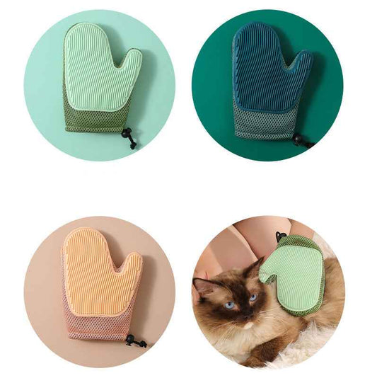 Comb 2-in-1 Floating Hair Removal Pet Gloves Pet Supplies Dog Cat Hair Remove  -  - Pets Crazy Shops -