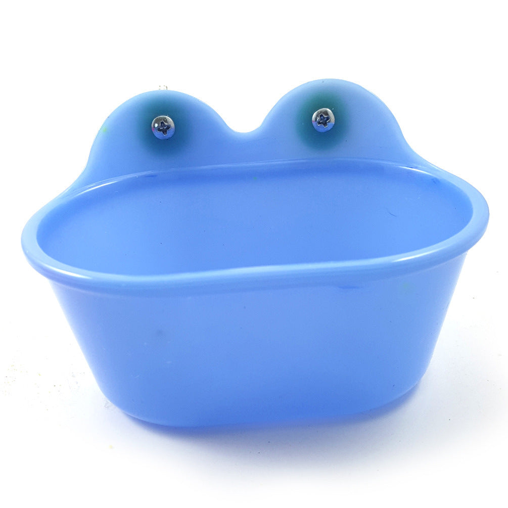 Small Parrot Peony Tiger Skin Bath Basin Food Bowl Food Box - Pets Crazy Shops