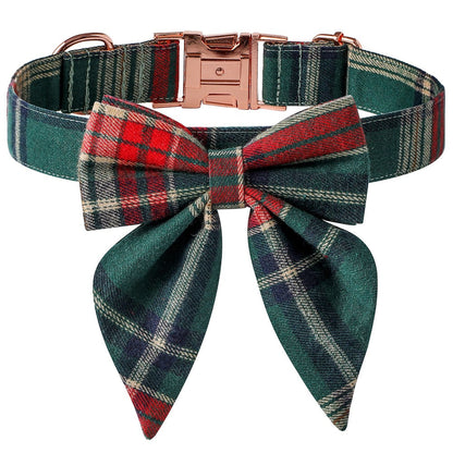 Christmas Dog Collar Rose Gold Buckle - Pets Crazy Shops