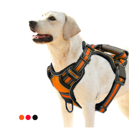 Dog Harness No Pull Breathable Reflective Pet Harness Vest - Pets Crazy Shops