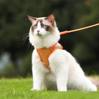 Anti Escape Reflective Cat Harness Leash - Pets Crazy Shops