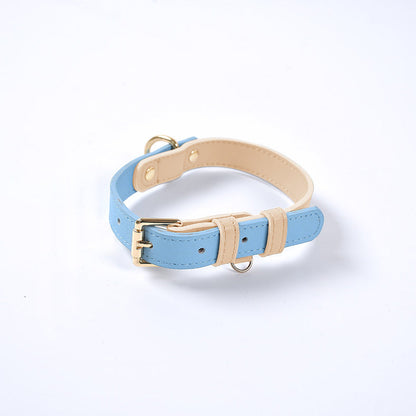 Leather Pet Dog Leash Collar Set - Pets Crazy Shops
