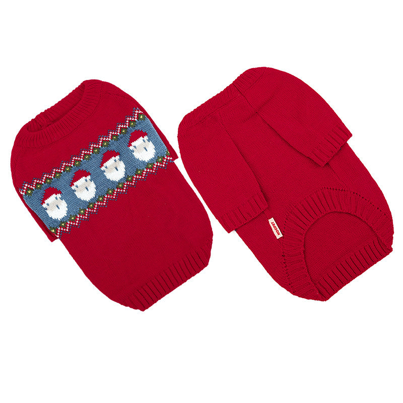 Puppy Dog Clothes Cat Christmas Sweater - Pets Crazy Shops