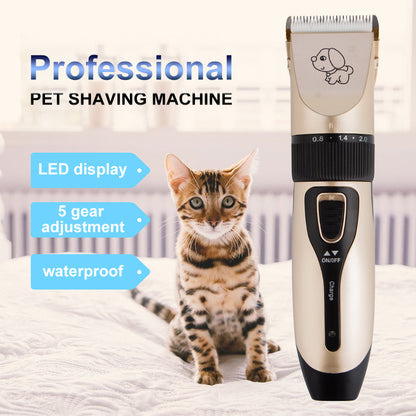 Rechargeable Dog Hair Trimmer USB Charging Electric Scissors Pet Hair Trimmer Animals Grooming Clippers Dog Hair Cut Machine - Pets Crazy Shops